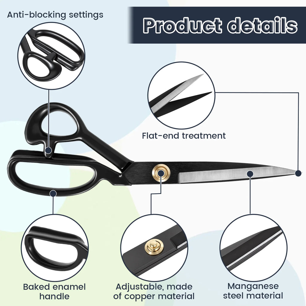 Heavy Duty Pinking Shears – 65 Manganese Steel Fabric Scissors Pinking Shears Nixie