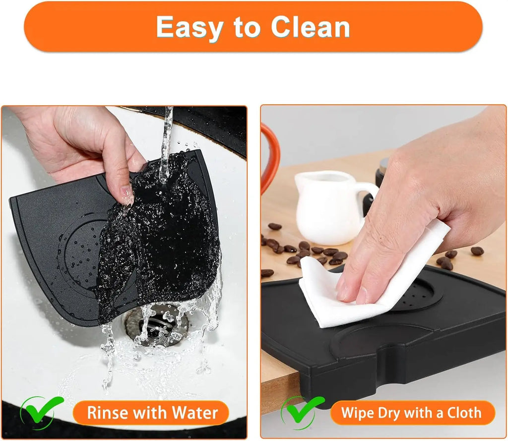 Silicone Coffee Tamping Mat – Non-Slip Espresso Counter Pad Coffee Tamping Mat Nixie