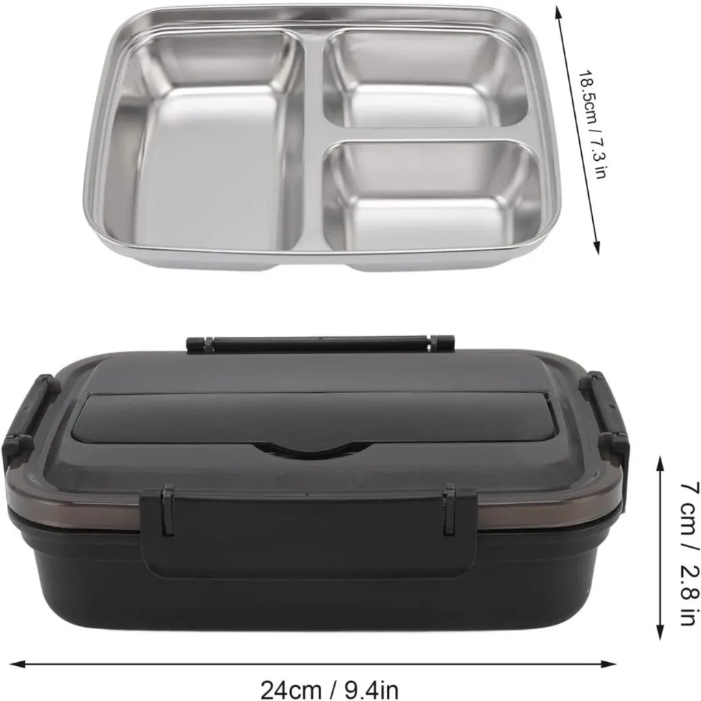 Insulated Lunch Box Stainless Steel Bento Container with Compartments Insulated Lunch Box Nixie