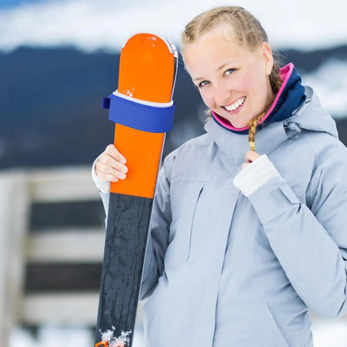 Adjustable Ski Straps with EVA Protective Pads | Ski Fasteners Ski Fastener Straps Nixie
