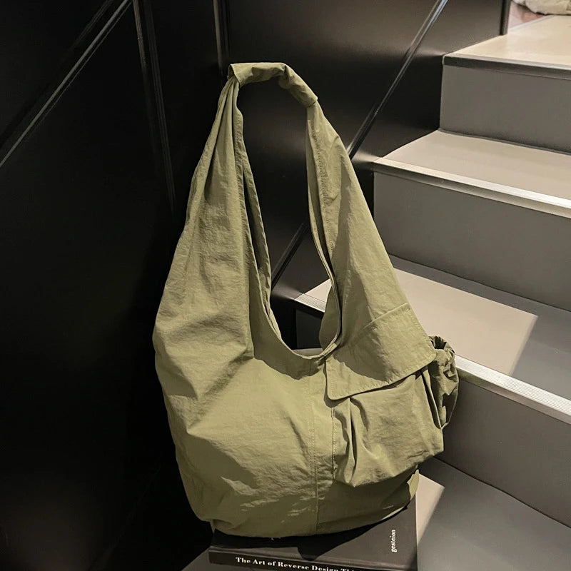 Japanese-Style Large Capacity Nylon Tote Crossbody Bag Tote Crossbody Bag Nixie