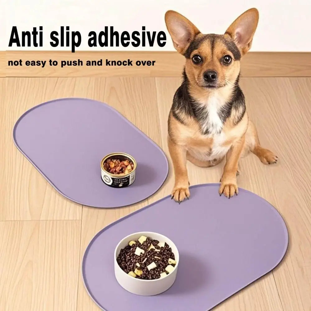 Silicone Pet Food Mat – Non-Slip, Raised Edges, BPA-Free Pet Feeding Mat Nixie