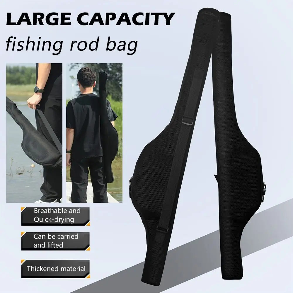 Folding Fishing Rod Bag 120/130CM – Waterproof Nylon Carry Case Fishing Rod Bag Nixie