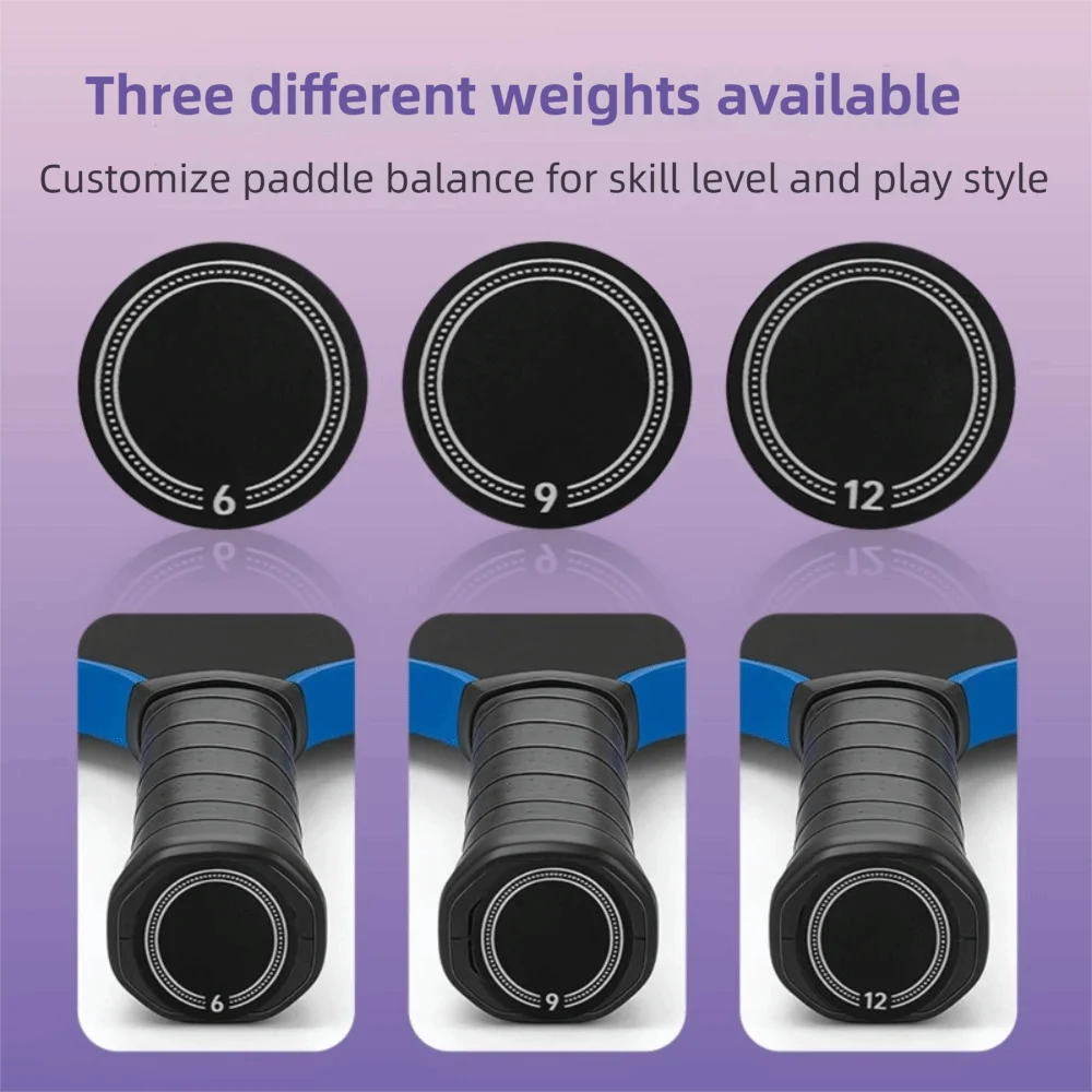 Pickleball Paddle Handle Weight Kit 6g 9g 12g | Balance Paddle Weight Kit Nixie