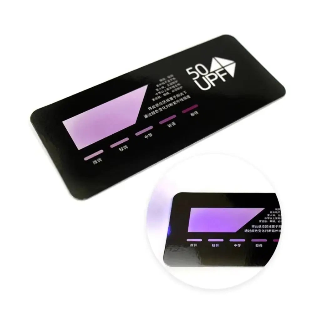 10PCS Reusable UV Test Cards UPF50+ Color-Changing Sun Tester UV Test Card Nixie