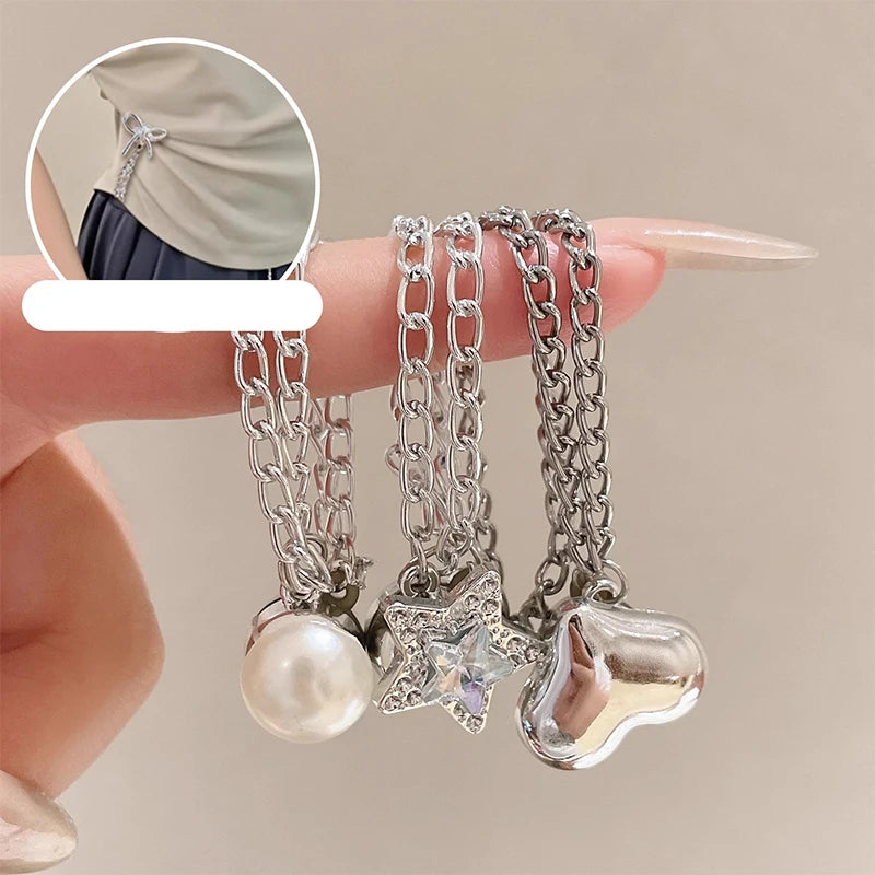 Women's Butterfly Clothes Clips – Adjustable Sleeve Shortener Clothing Clips Nixie
