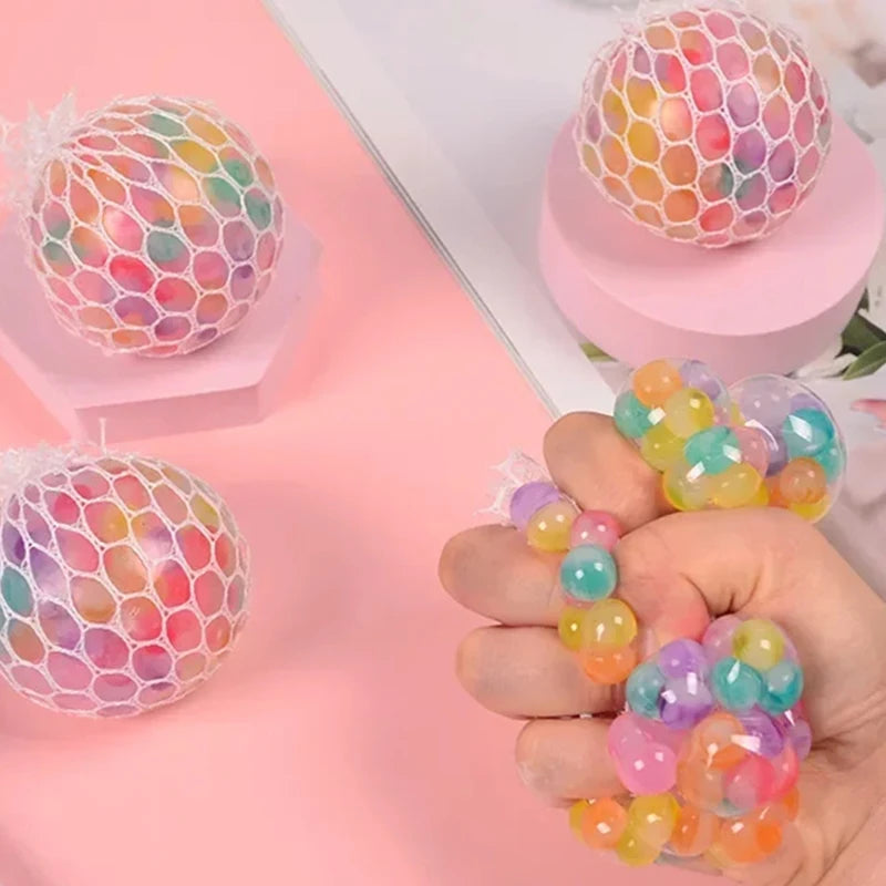Rainbow Squishy 3D Fidget Sensory Ball Toy – Adults & Kids Fidget Sensory Toy Nixie