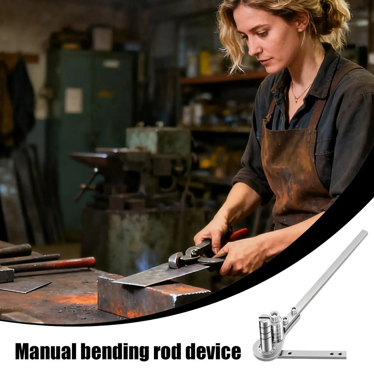 Manual Metal Bender 1–4.5mm Steel Plate Flat Iron Bending Machine Metal Bending Machine Nixie