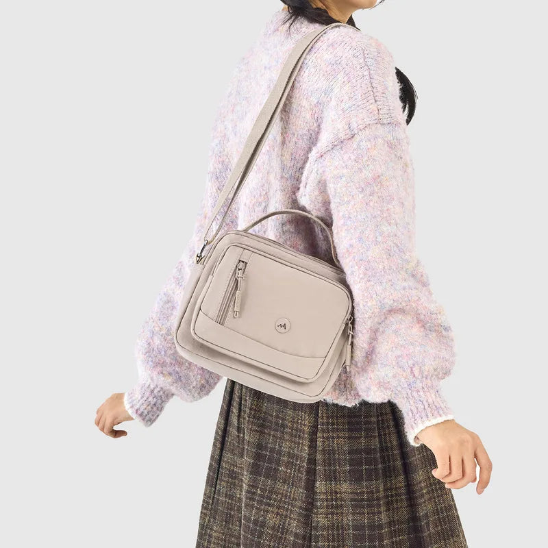 Nixie Lightweight Nylon Shoulder Bag – Large Capacity Tote Nylon Shoulder Bag Nixie