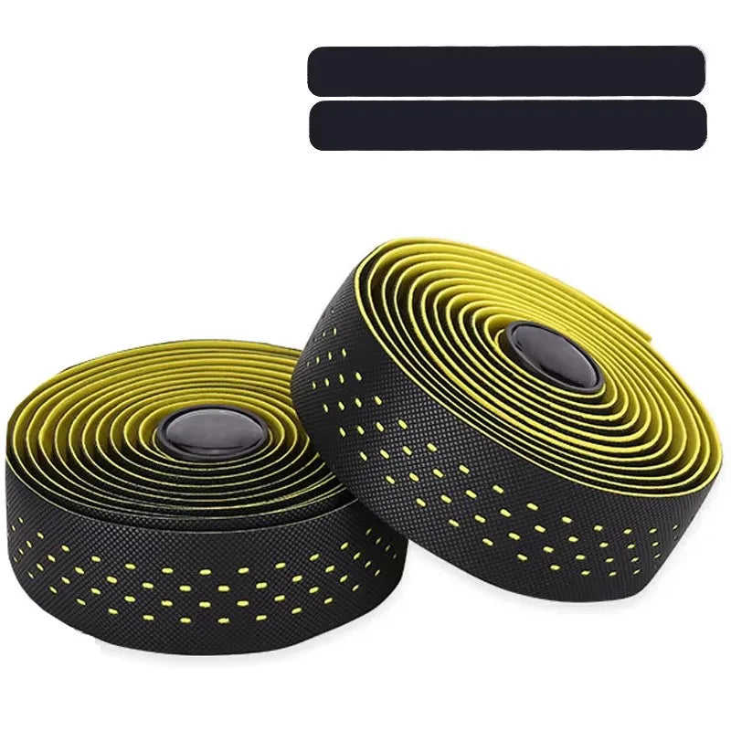 BUCKLOS Bike Handlebar Tape | Non-Slip Road & Gravel Bar Wrap Bicycle Handlebar Tape Nixie YELLOW