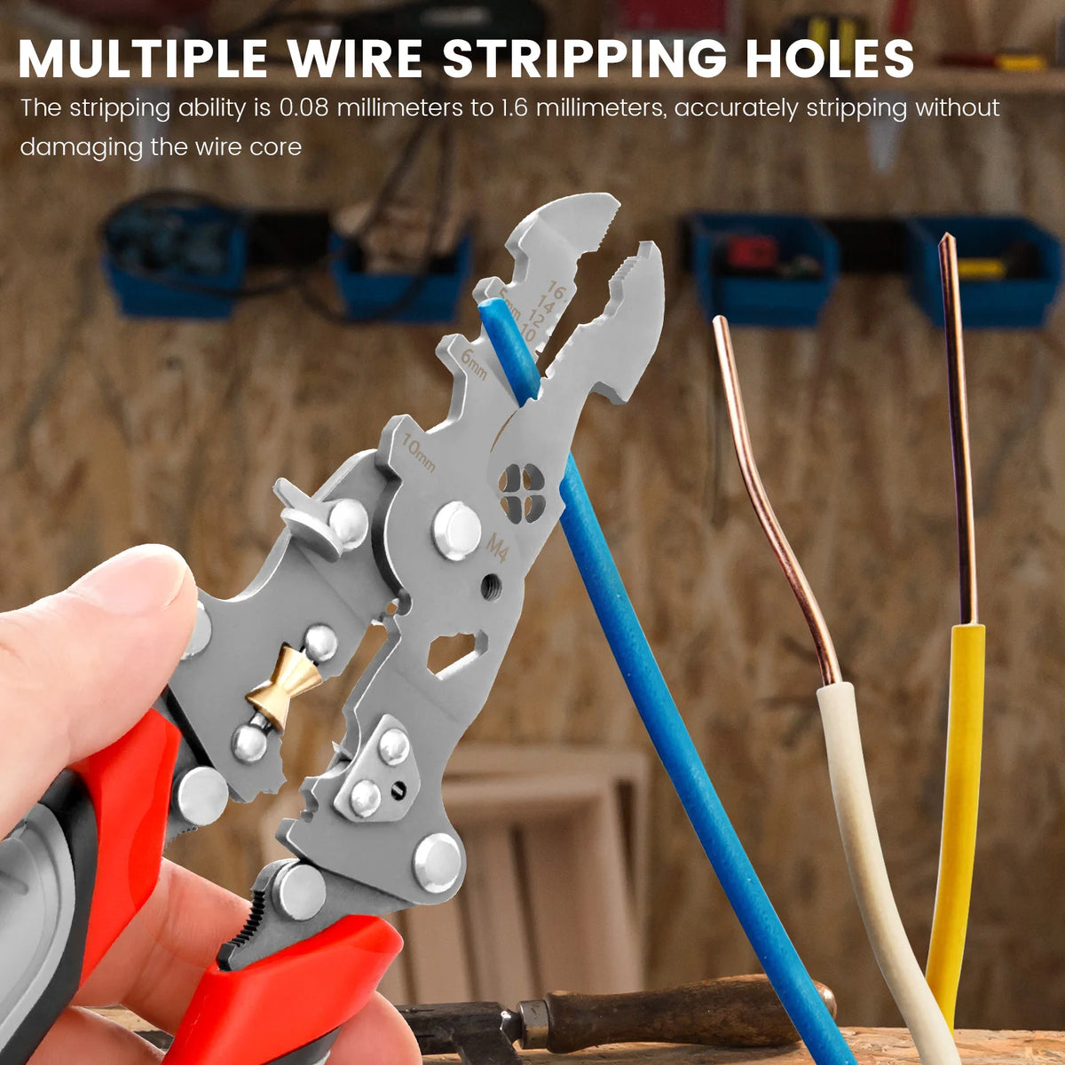 21-in-1 Wire Stripper Pliers | Chrome Vanadium Steel Crimper Wire Stripper Pliers Nixie