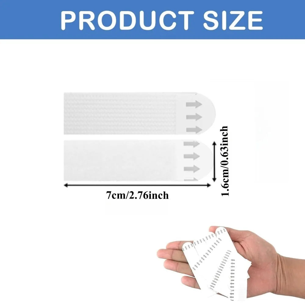 Removable Adhesive Hook & Loop Strips – No-Damage Wall Hangers Adhesive Hanging Strips Nixie