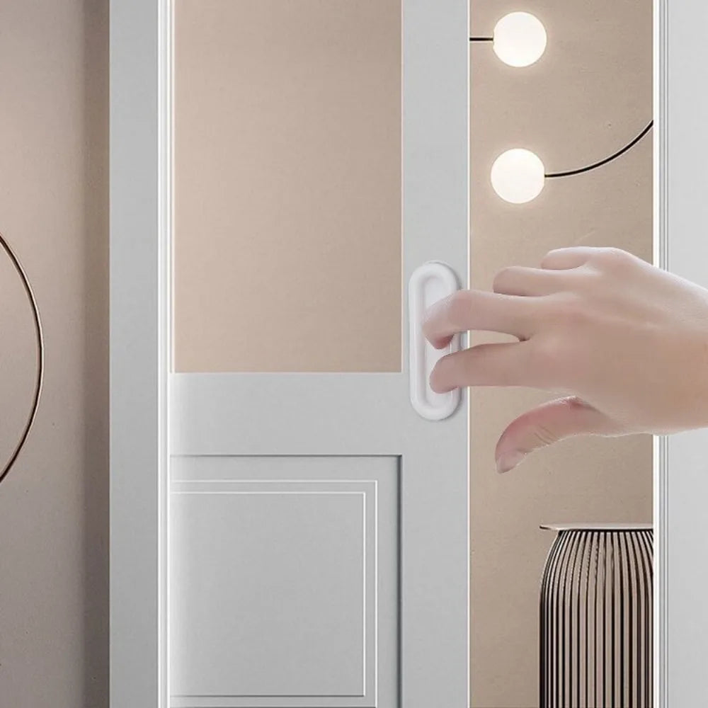 4PCS Self-Adhesive Cabinet Handles – No-Drill Door Pull Set
