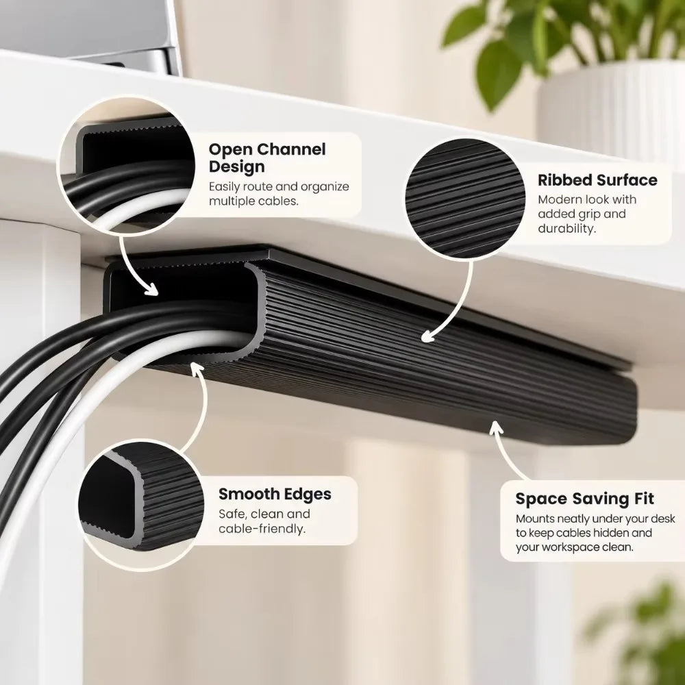 Cable Management Storage Box – Hidden Desktop Wire Organizer