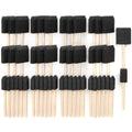50Pcs Foam Sponge Brush Set with Wood Handle – DIY Crafts Foam Sponge Brush Set Nixie 50pcs