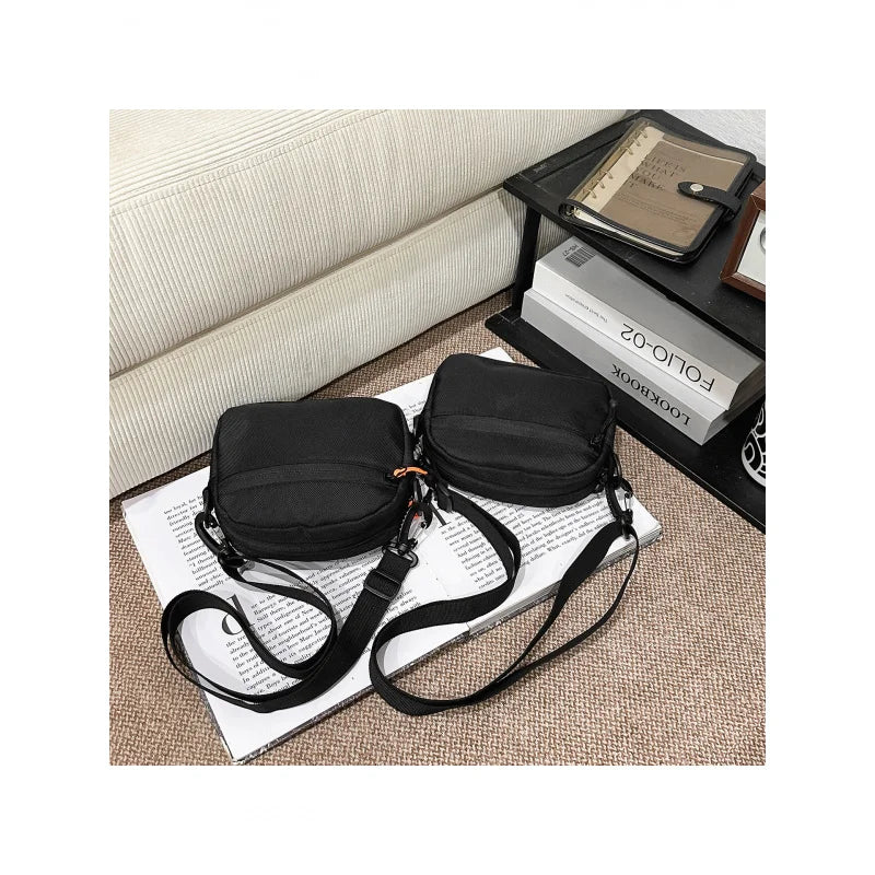Nixie Unisex Nylon Crossbody Bag – Lightweight Japanese Style Crossbody Shoulder Bag Nixie