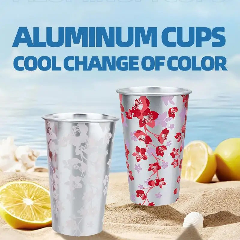 Color Changing Aluminum Cup BPA-Free – Easter Party Drinkware Color Changing Tumbler Nixie
