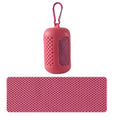Nixie Cooling Towel – Quick-Dry Sport & Beach Towel w/ Case Cooling Sport Towel Nixie Red 30-90cm