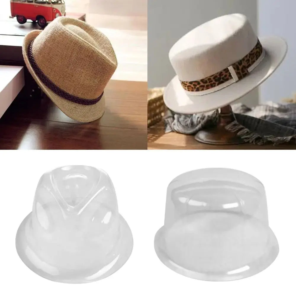 Portable Transparent PVC Hat Display Case & Storage Box
