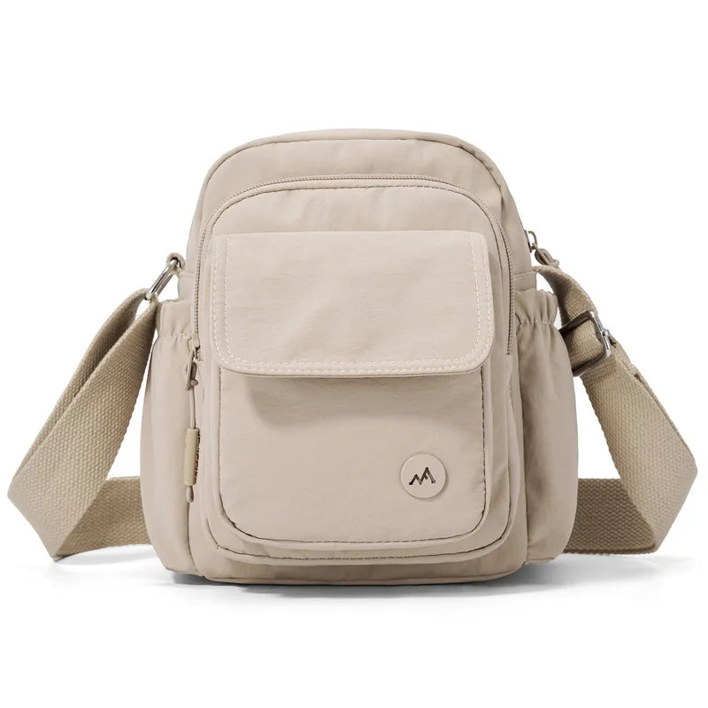 Multi-Pocket Crossbody Bag for Women – Lightweight Nylon Crossbody Bag Nixie