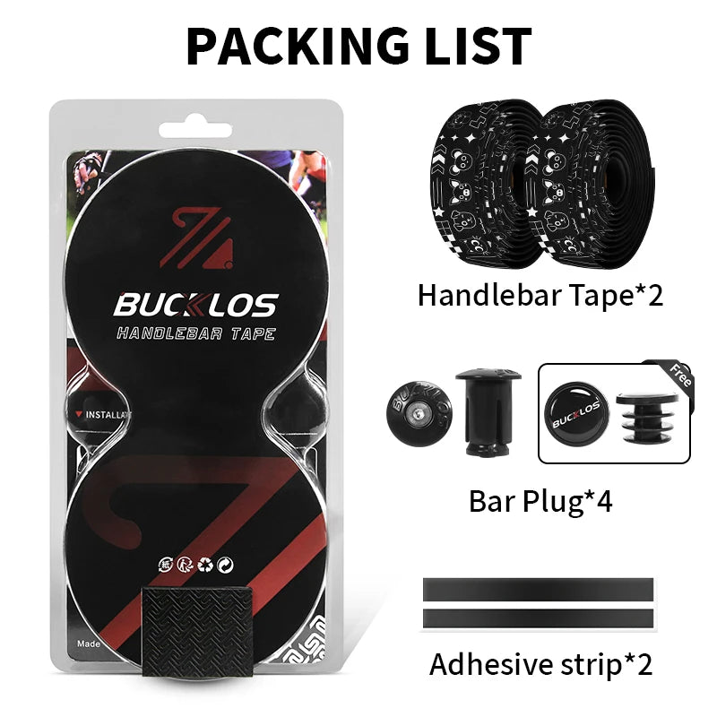 BUCKLOS Bar Tape Gravel Road Bike Handlebar Wrap Anti-Slip Bicycle Handlebar Tape Nixie