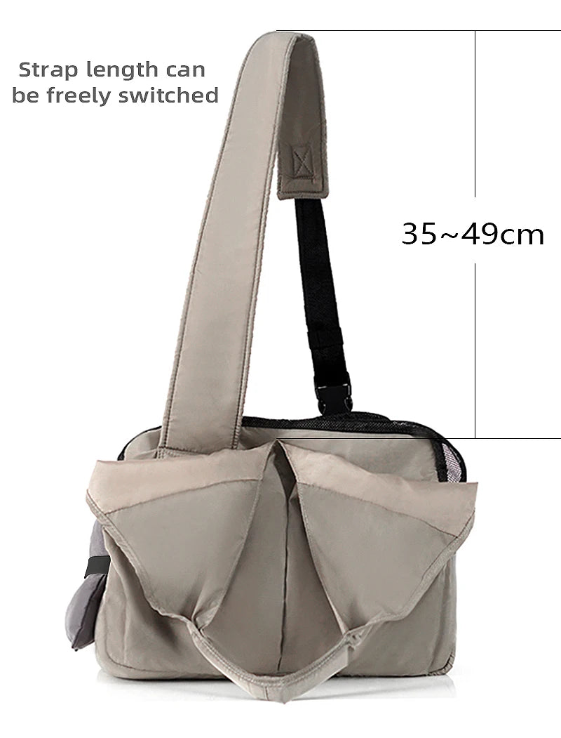Adjustable Pet Shoulder Carrier Bag – Dog & Cat Travel Backpack Pet Carrier Bag Nixie