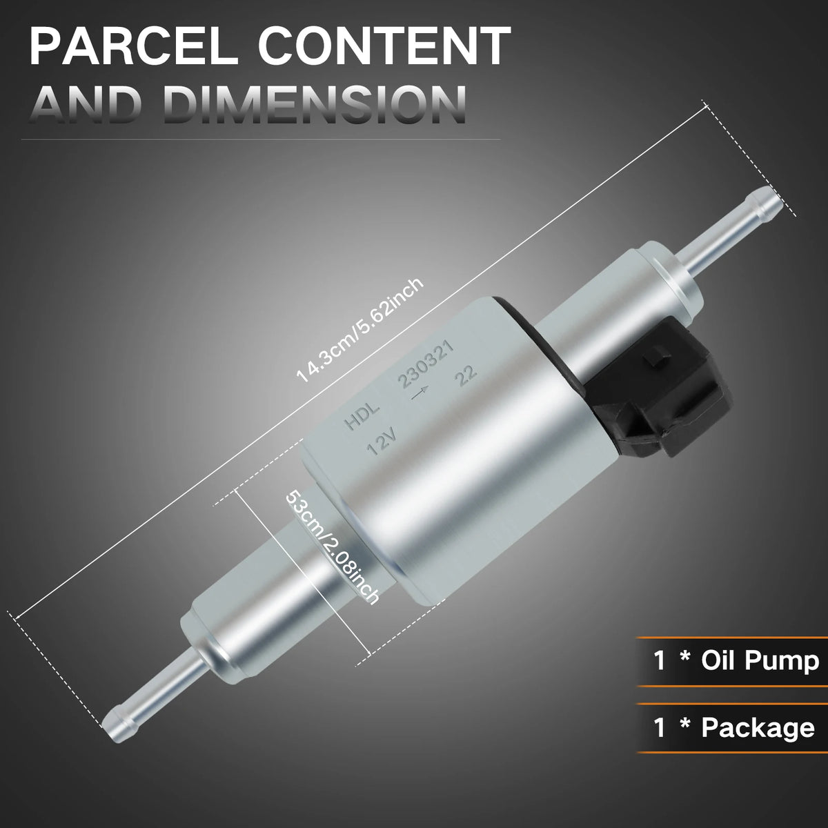 Car Diesel Heater Fuel Pump 12V 24V 22ML – Parking Heater Diesel Heater Fuel Pump Nixie