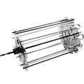 Stainless Steel Oven Rotisserie Kebab Cage + 10 Skewers Rotisserie Kebab Cage Nixie Silver
