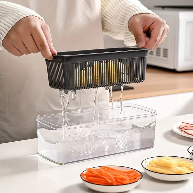 16-Piece Vegetable Chopper Slicer Dicer & Grater Kitchen Set Vegetable Chopper Set Nixie