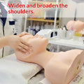 Cosmetology Mannequin Head Half Body PVC Silicone Makeup Practice Cosmetology Mannequin Head Nixie Default Title