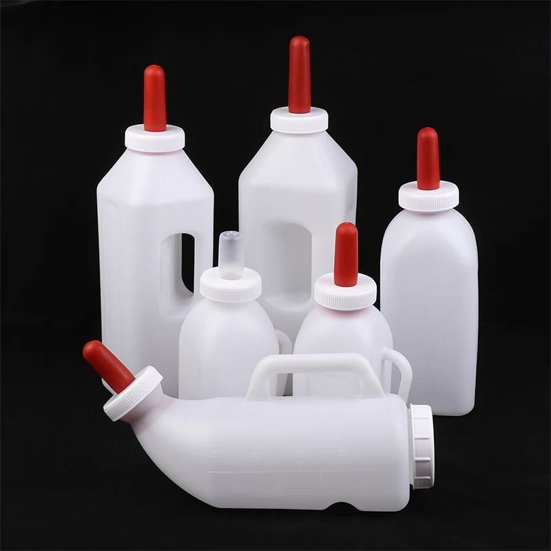 Calf Milk Feeder Bottle with Rubber Nipple 1–5L | Livestock Livestock Feeder Bottle Nixie