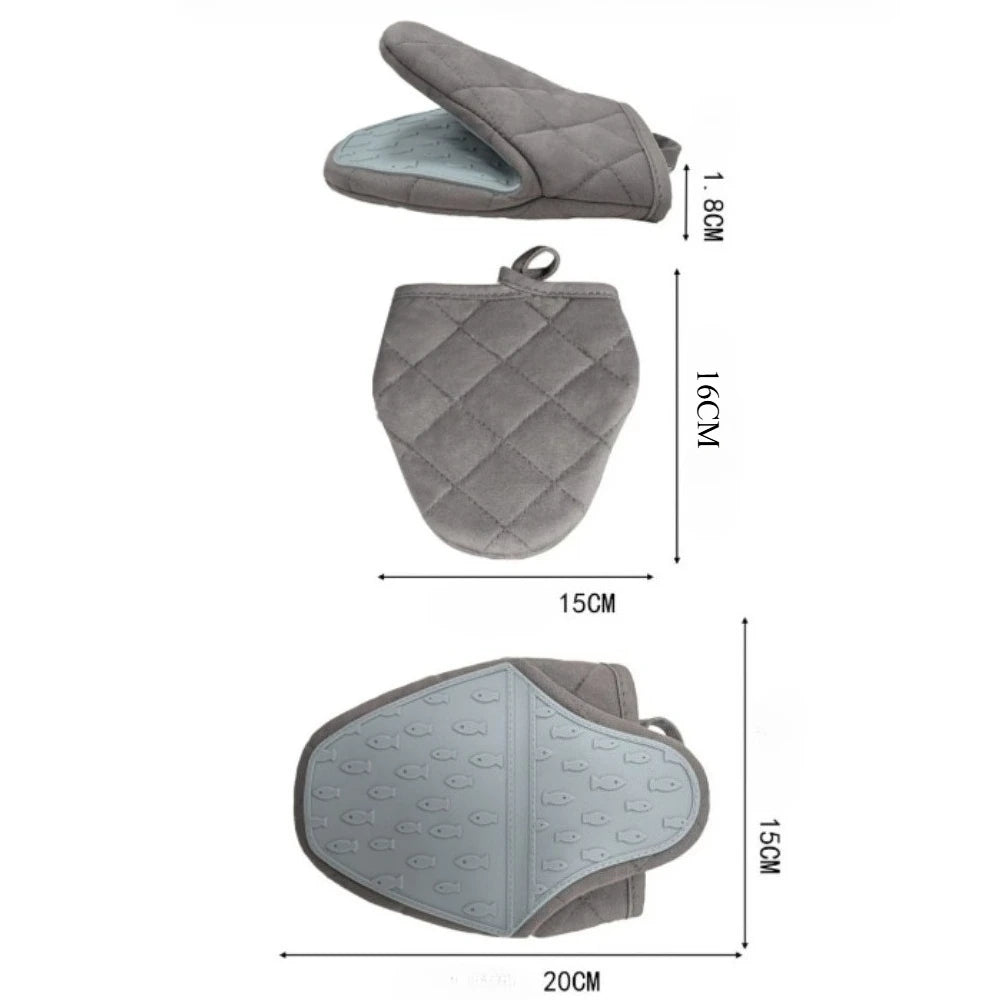 Fish Shaped Silicone Oven Gloves – Heat Resistant Kitchen Mitts Silicone Oven Mitts Nixie