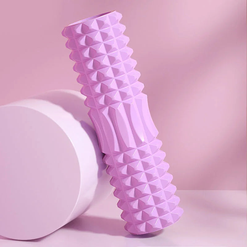 Foam Muscle Roller – Deep Fascia Massage for Fitness & Yoga Foam Massage Roller Nixie Rose red 45cm