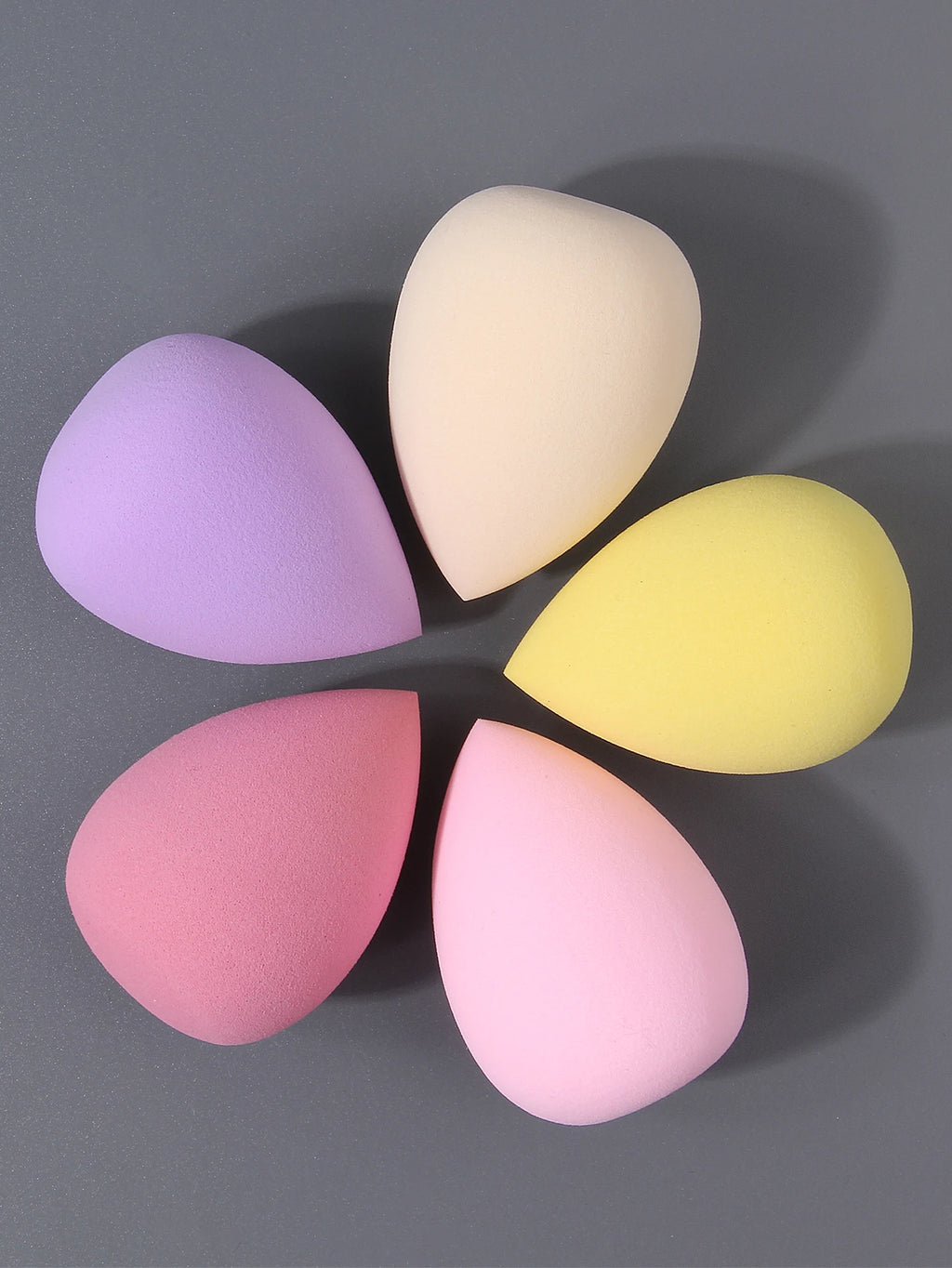 5-Piece Makeup Sponge Set – BB Cream & Powder Puff Applicators Makeup Sponge Set Nixie