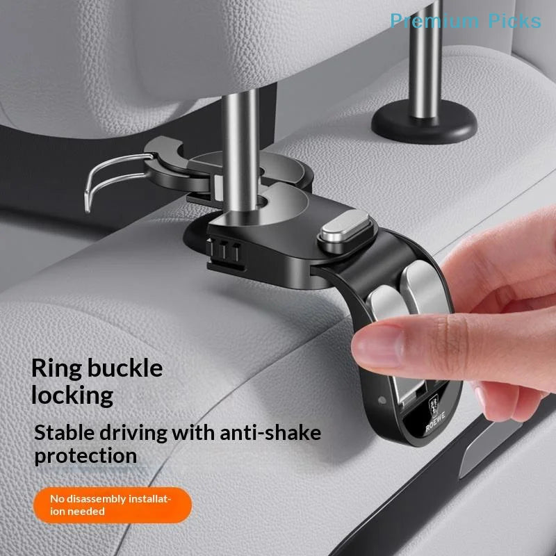 Foldable Car Headrest Hook – Seat Back Storage Organizer Car Seat Hook Nixie