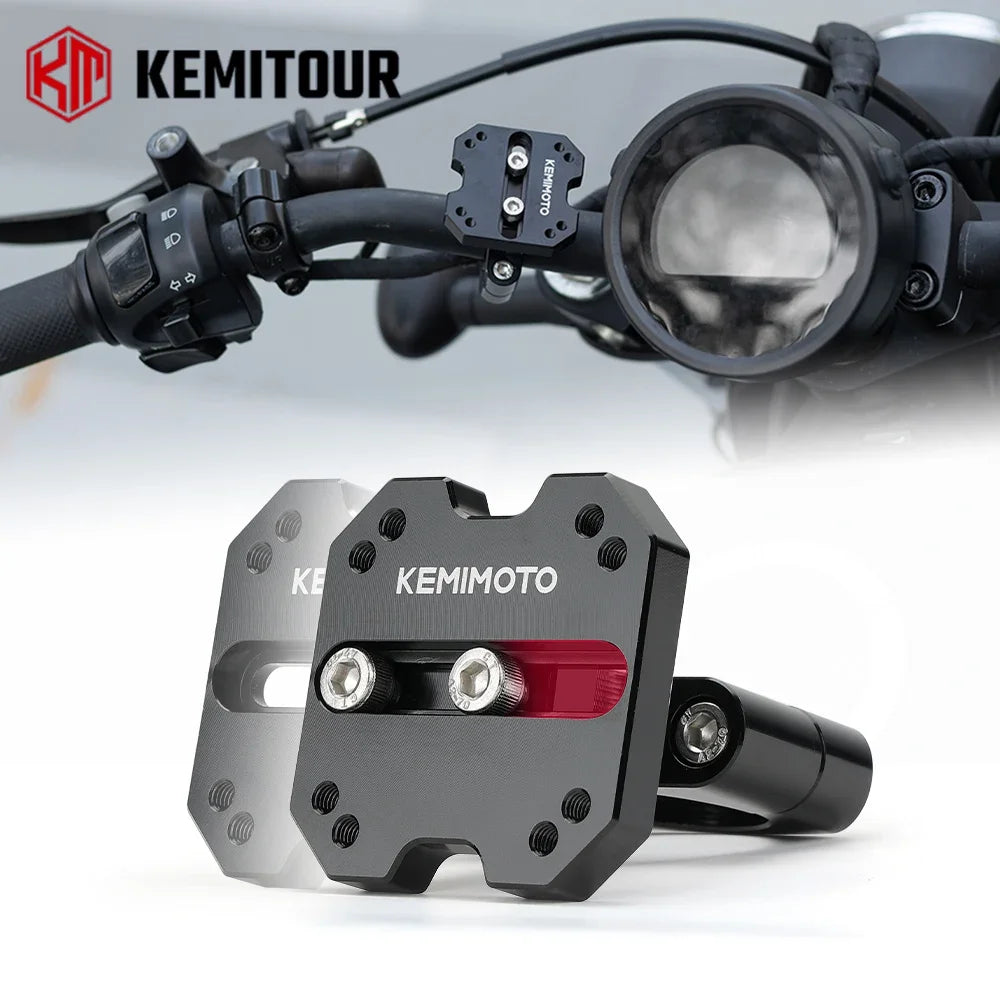 Universal Motorcycle GPS Mount – 12–32mm Handlebar AMPS Bracket Motorcycle GPS Mount Nixie