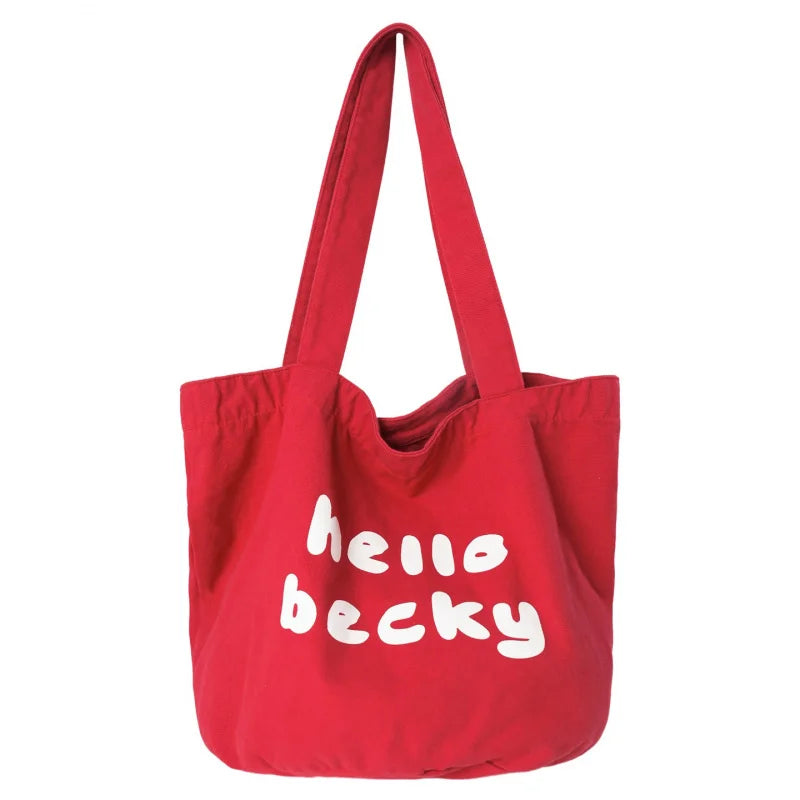 Vintage Washed Canvas Tote Bag – Large Women's Shoulder Bag Canvas Shoulder Tote Nixie