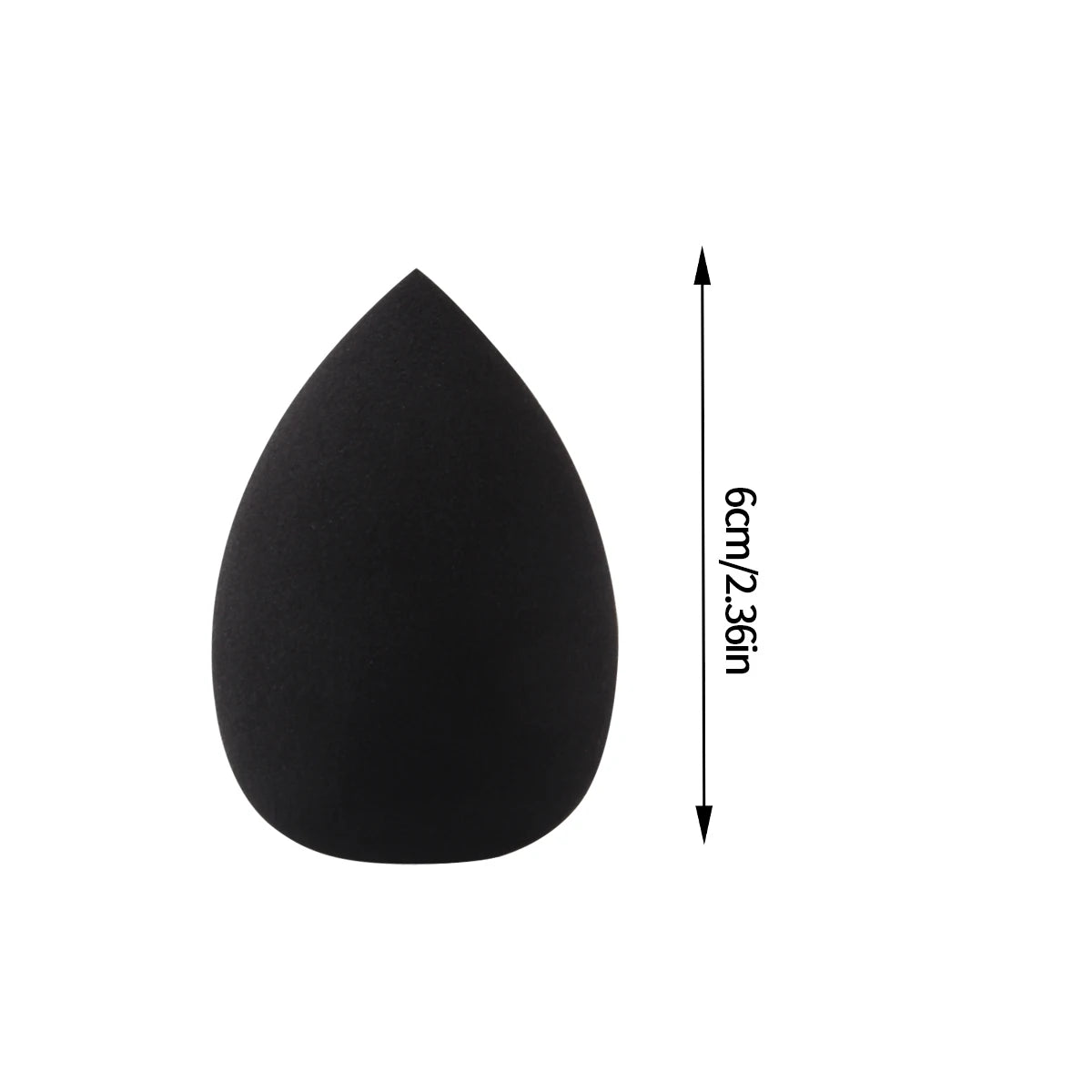 10PCS Black Makeup Sponge Eggs – Dry & Wet Foundation Puffs Makeup Sponge Puff Nixie