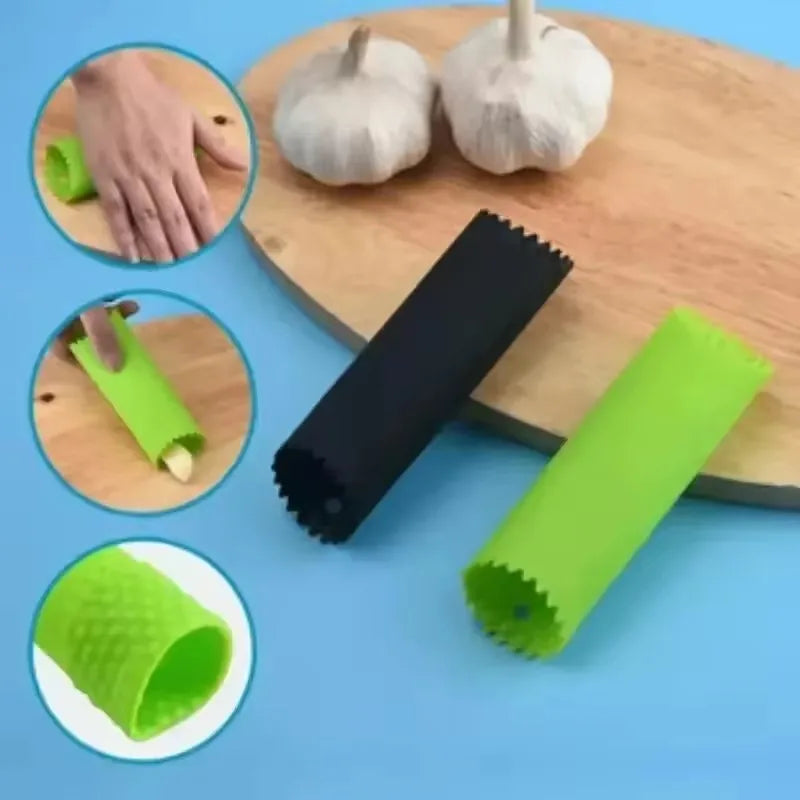 Silicone Garlic Peeler Tube – Easy Non-Toxic Kitchen Gadget