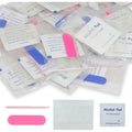 10-Set Disposable Manicure Kits – Nail File, Cuticle Stick & Pads Disposable Manicure Kit Nixie 4 PCS -10sset