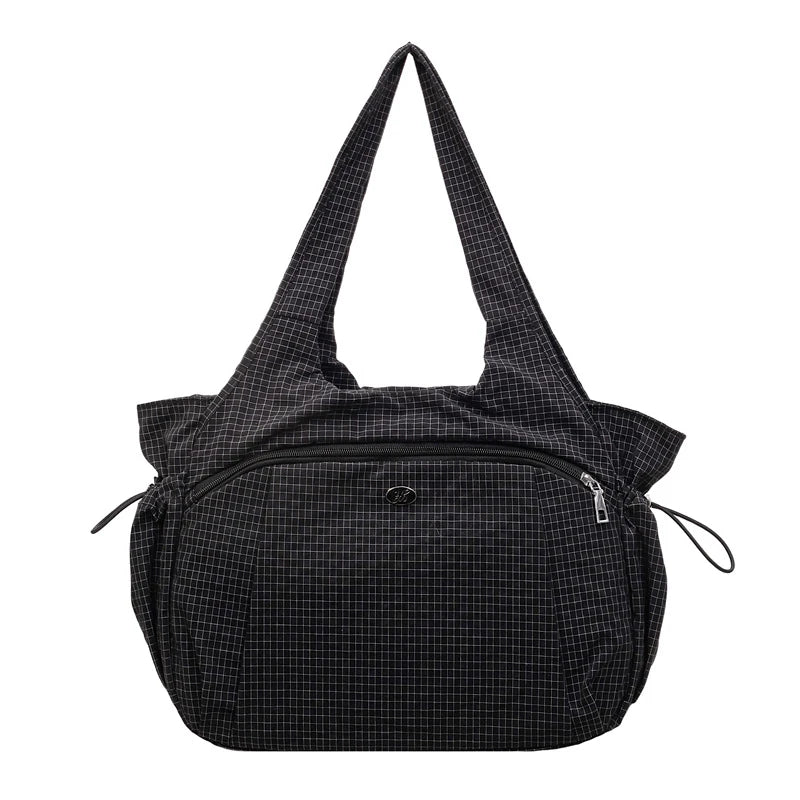 Women's Large Plaid Tote Bag for Travel & Commuting Tote Bag Nixie