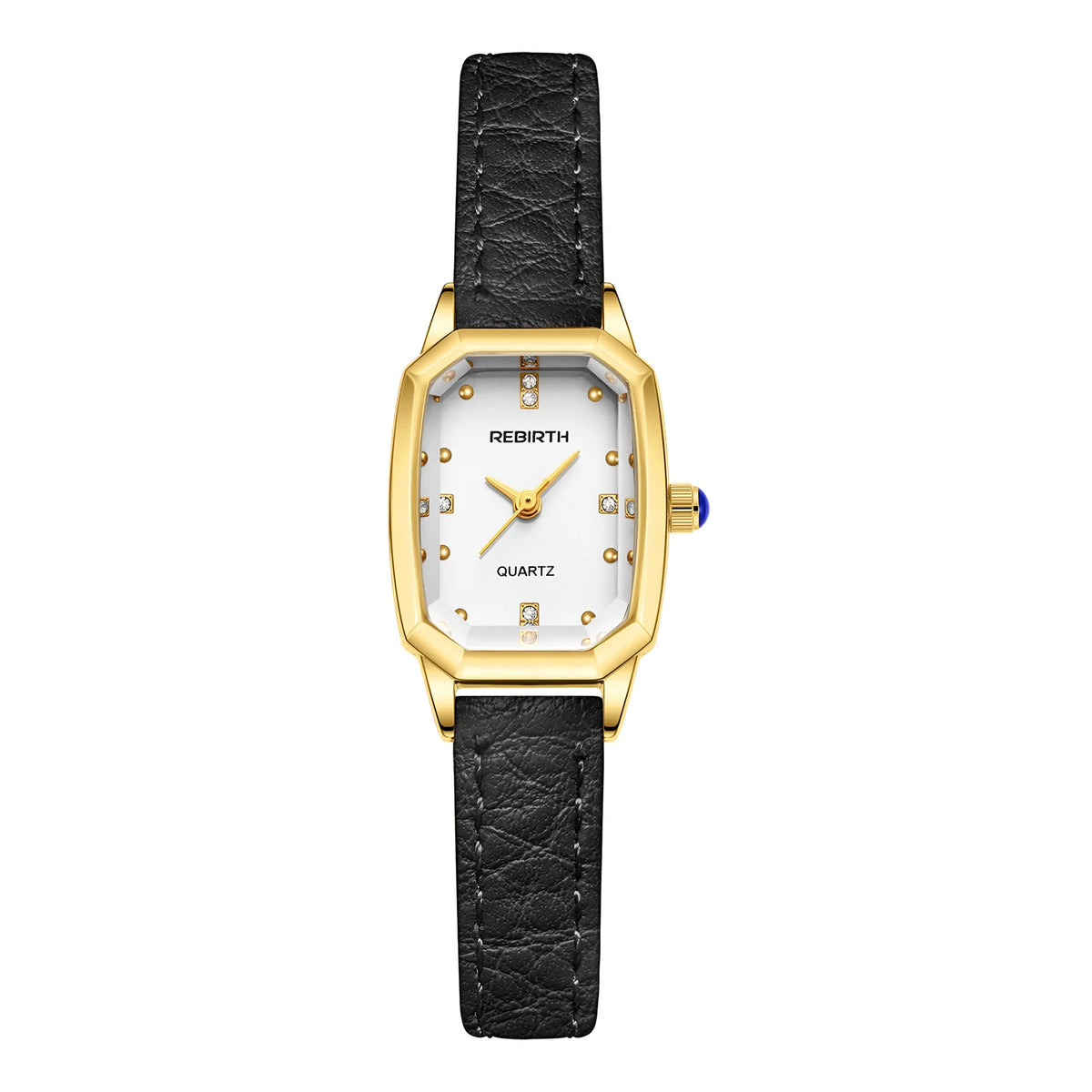 Naidu Women's Quartz Watch – Leather Strap & Roman Numerals Women's Quartz Watch Nixie black