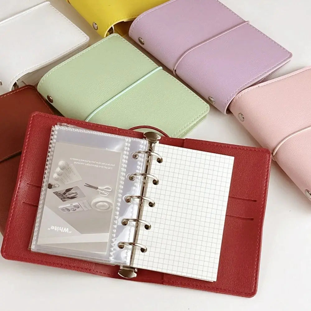 M5 Mini 5-Ring Loose-Leaf Binder Notebook – Faux Leather