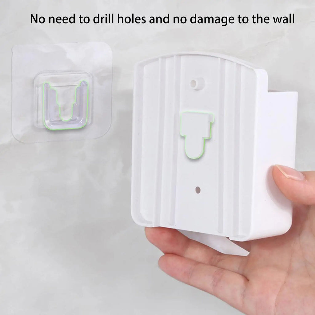 Wall Mount Remote Control Holder – No-Drill Adhesive Storage Box