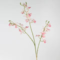 73cm Faux Butterfly Orchid Artificial Flower – 3 Fork Stem Artificial Flower Nixie Pink