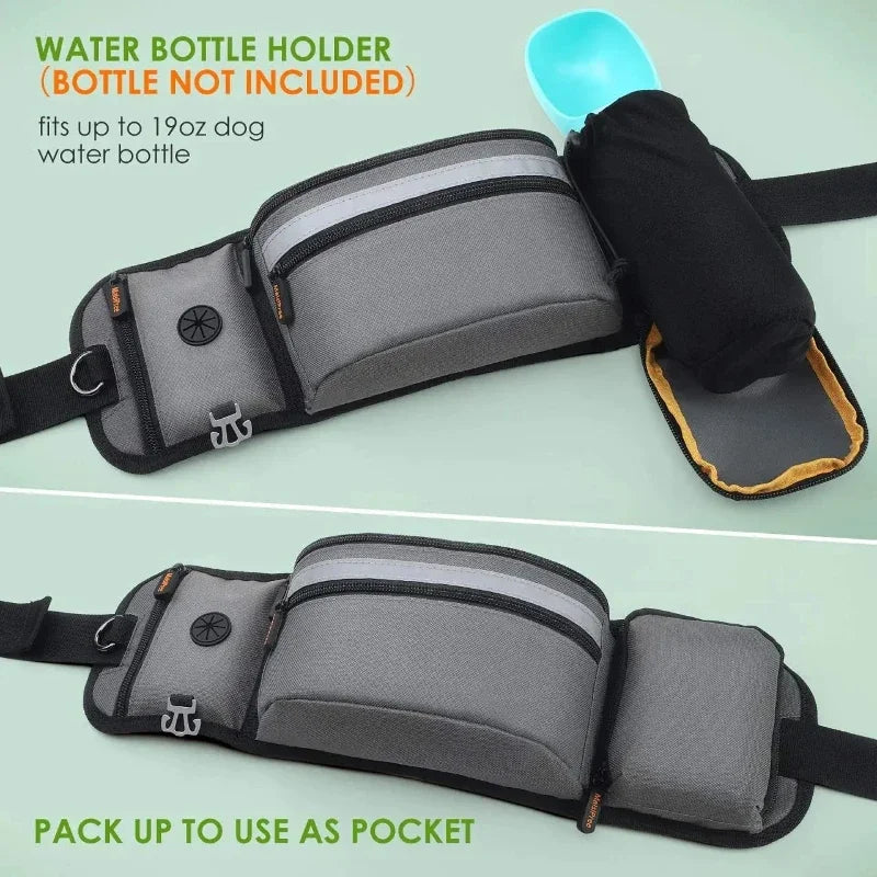 Dog Treat Training Pouch – Large Capacity Waist Bag Dog Training Bag Nixie
