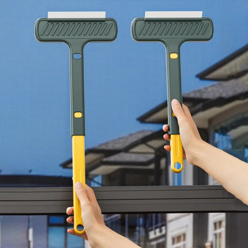 2-in-1 Window Screen Cleaning Brush with Extendable Handle