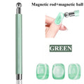 Cat Eye Magnet Set 2-in-1 Wand & Sphere Nail Art Tool | Nixie Nail Art Magnet Nixie green