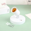 E27 Lamp Socket Holder 180° Adjustable Screw Bulb Adapter