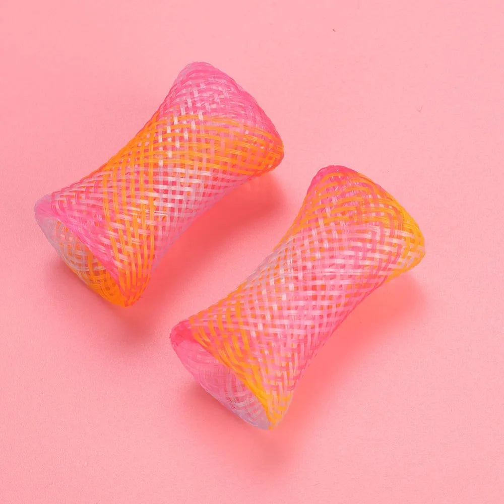 10PCS Multicolor Cat Spring Toys – Foldable Bite-Resistant Indoor Cat Spring Toys Nixie